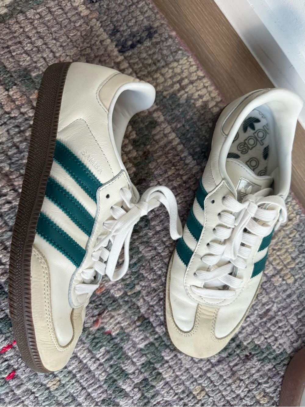 Adidas Samba OG Legacy Teal Cloud White Gum Sneakers Women’s 8